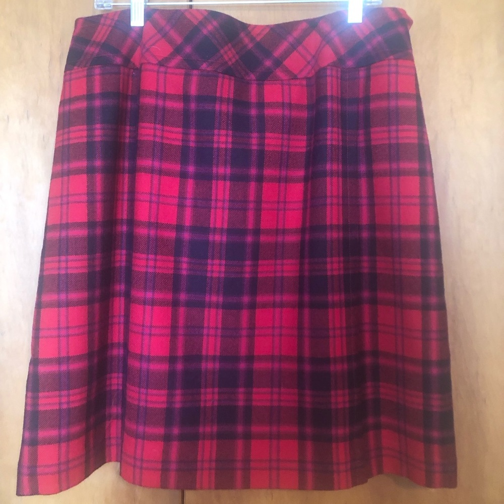 Talbots, 14W, red and blue plaid